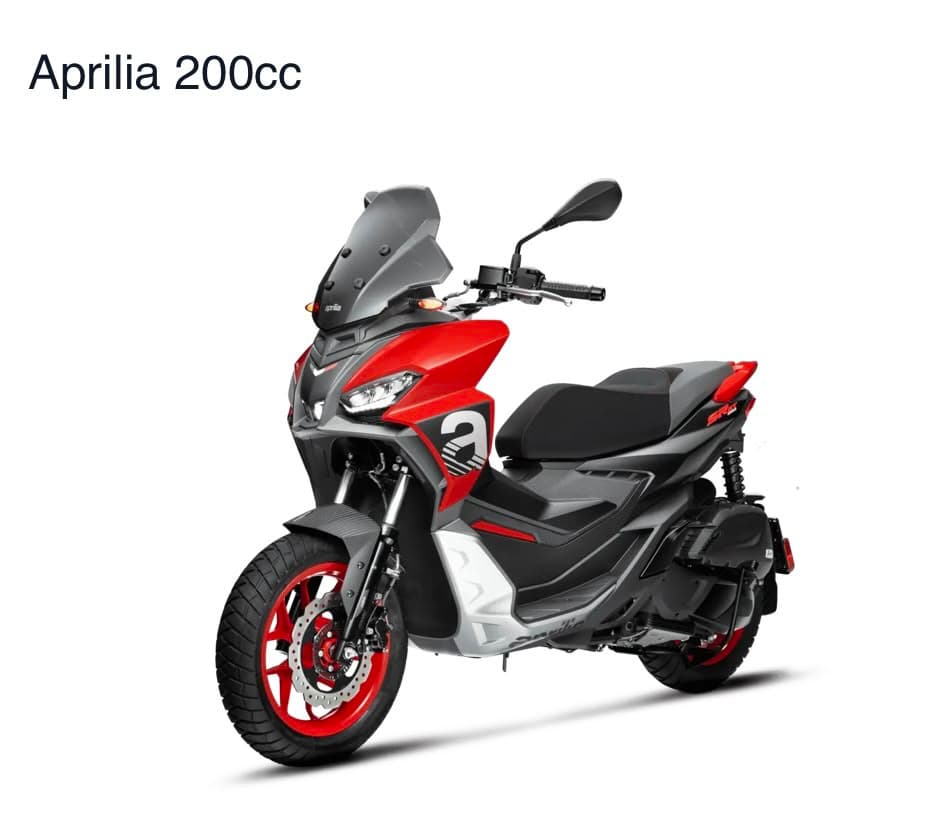 קטנוע אפריליה 200